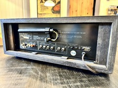 Kenwood KT-7500 AM-FM Stereo Tuner Silver Face w/ Wood Case