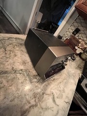 Vtg Admiral 7P280 Solid State B&W Television TV 7” Screen Powers On As Is