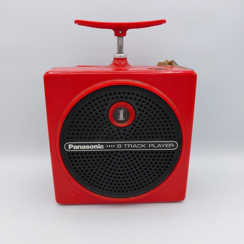 Panasonic Red Dynamite TNT Portable 8-Track Player RQ-830S Broken Plastic PARTS