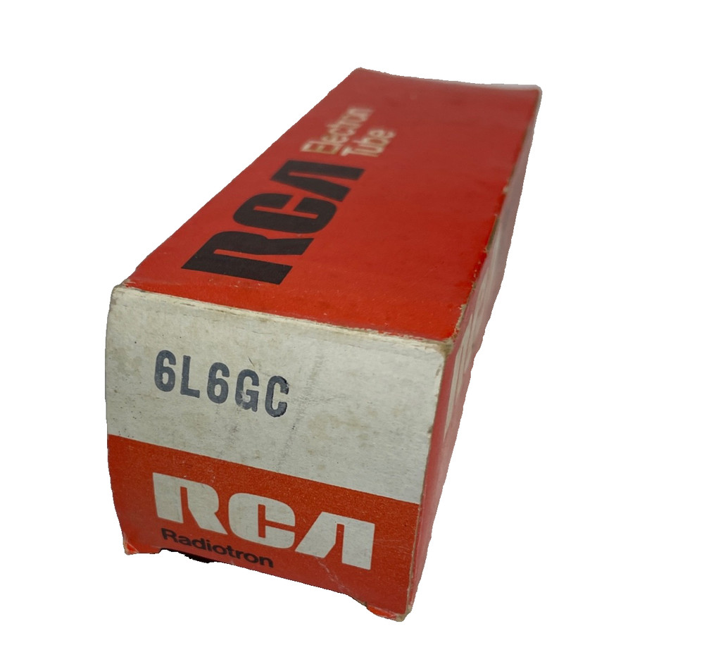 RCA 6L6GC Radiotron Electron Tube Vintage Vacuum Tube Original Box New Old Stock