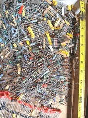 Vintage NOS Lot: Allen-Bradley, RadioShack Vishay, Diodes, Capacitors, 1000+ pcs