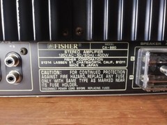 Tested & Working Fisher CA-880 Amplifier 100w 8Ohms & Matching Tuner FM-660 NICE