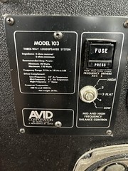 Vintage AVID 103 Floor Speakers Pair (No Grills)
