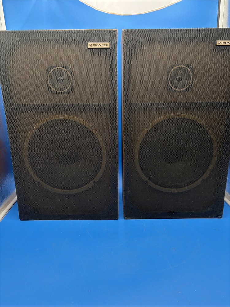 Vintage Pioneer CS-G103 50-Watt 6Ω 2-Way Stereo Floor Speakers (2) WORKING