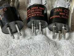 Lot Of 10 Rare Rectifier Vacuum Tubes VT-267 578 967 5557 323B 2C23 210-A PJ-28