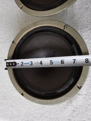 Take 1 Single Vintage Calrad Speaker Driver Woofer 4 Ohms 8” Series Miniature