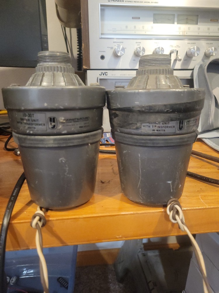 Vintage University Sound Driver Units – ID30T – 30 watt Speakers Pair