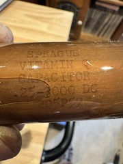 Sprague vitamin Q DC Capacitor .25- 3000 VDC 205P57