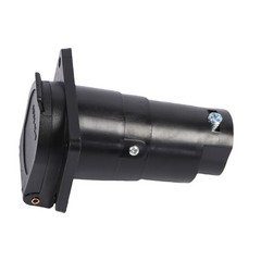 1pc 12V 7 Pin Round Trailer Plug 7 Way Socket Adapter Wiring Connector