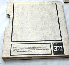 Vintage Scotch 10.5” Aluminum Reel To Reel Tape W/ Box Recorded Audio Tape
