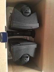 Advent Marbl Indoor Outdoor 5.25″ 2 Way Speakers Pair With Brackets, Box, used
