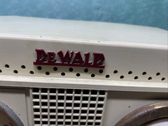 Vintage Dewald Model H-528 Radio Works In Good Condition See Description