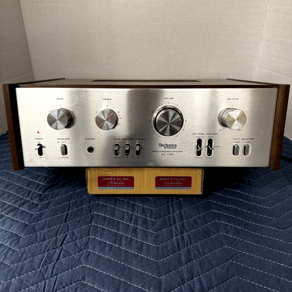TECHNICS SU-7100 INTEGRATED AMPLIFIER – SERVICED – CLEANED – TESTED