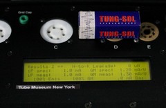 5751 (Sub for 12AX7) NOS LEGENDARY TUNG-SOL U.S.A. LONG-PLATE TUBE D-GETTER 1964