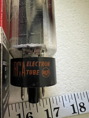 Sylvania & RCA Electron Tubes-both model 5U4GB Old Stock-Open Box-Tested