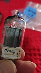 Tung-Sol 12AX7 Vintage Long Plate Slant Square Getter Audio Tubes Super Strong