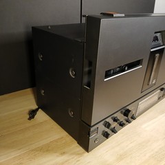 Vintage Black Akai GX-77 4-Track Reel-to-Reel Tape Deck in Original Box – NICE!