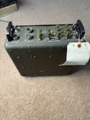 Vintage Military Radio Interface Unit 2-Wire / 4-Wire Audio Control Box Untested