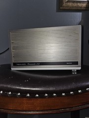 Vintage Silver Realistic Chronomatic 232 Alarm Clock Radio AM FM Tested Working