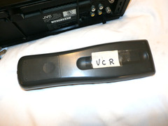 JVC VCR VHS Player HRVP436 VCR PLUS Remote 4 Head Powers On Has Issues