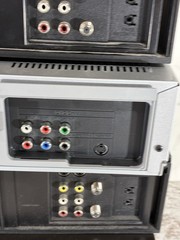 Lot Of 4 Devices For Parts Or Repair VCR JVC Hr-s5902u Sony Slv-d370p Technics