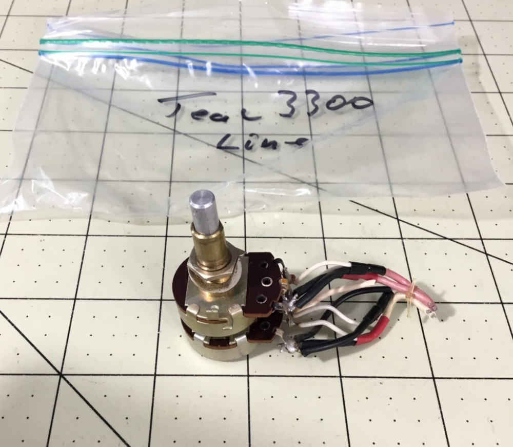 TEAC 3300 3300-10 Reel to Reel Dual Line Control Pot Genuine OEM TEAC Part