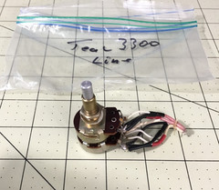 TEAC 3300 3300-10 Reel to Reel Dual Line Control Pot Genuine OEM TEAC Part