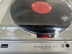 Sansui FR-D3 Turntable Vintage with Hood – Tested- Works Excellent (EZS004498)
