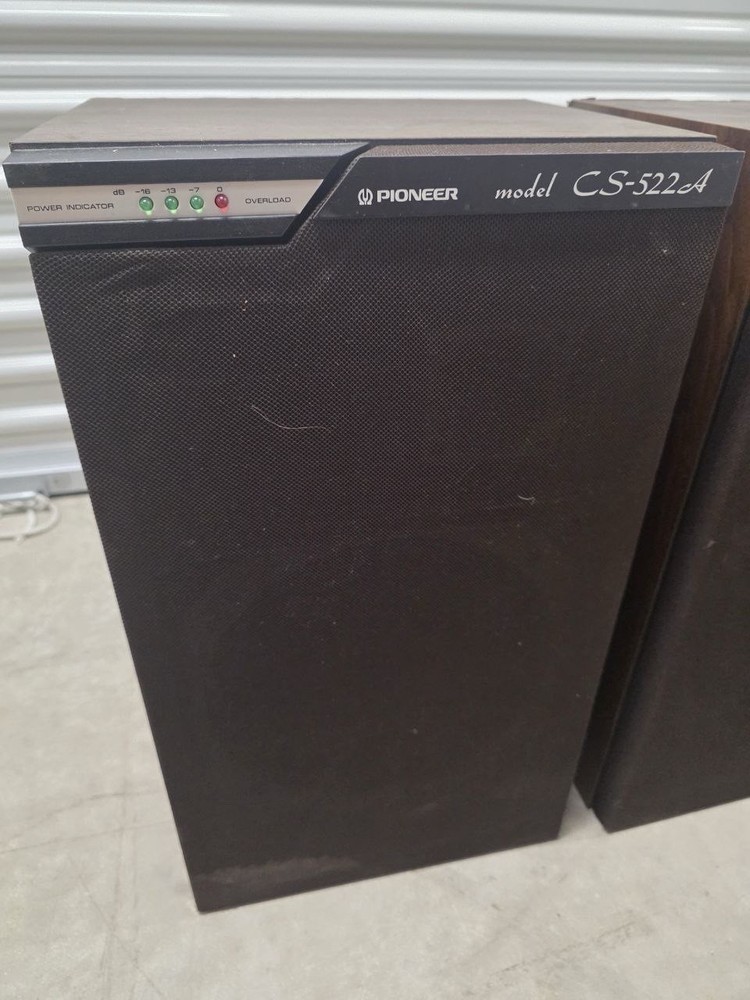 Rare Vintage Pioneer CS-522A 3-Way Speakers B