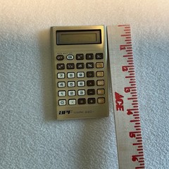 Vintage APF Mark 2201 LCD Electronic Slide Rule Calculator w/ Manual Taiwan Ok