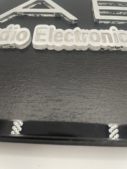 SAE Scientific Audio Electronics Custom Made Wood And Acrylic Sign