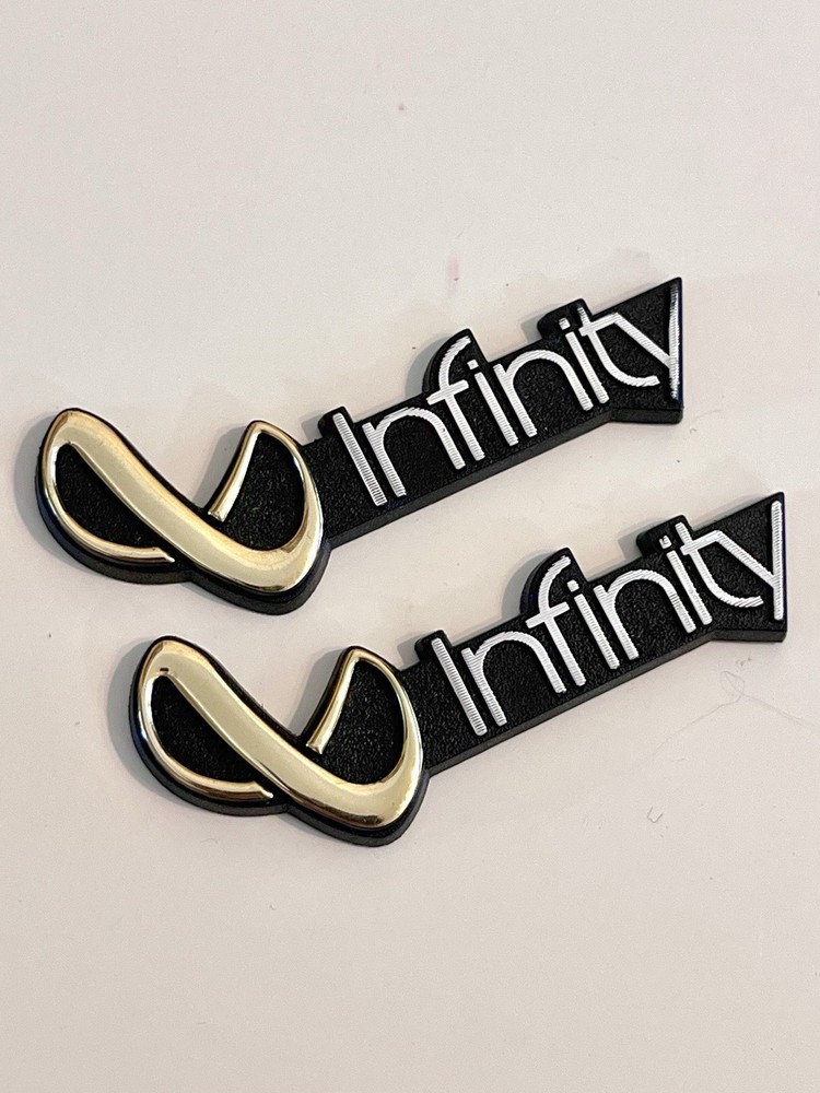 Infinity SM-122 Speaker Badges Original Used See Photos