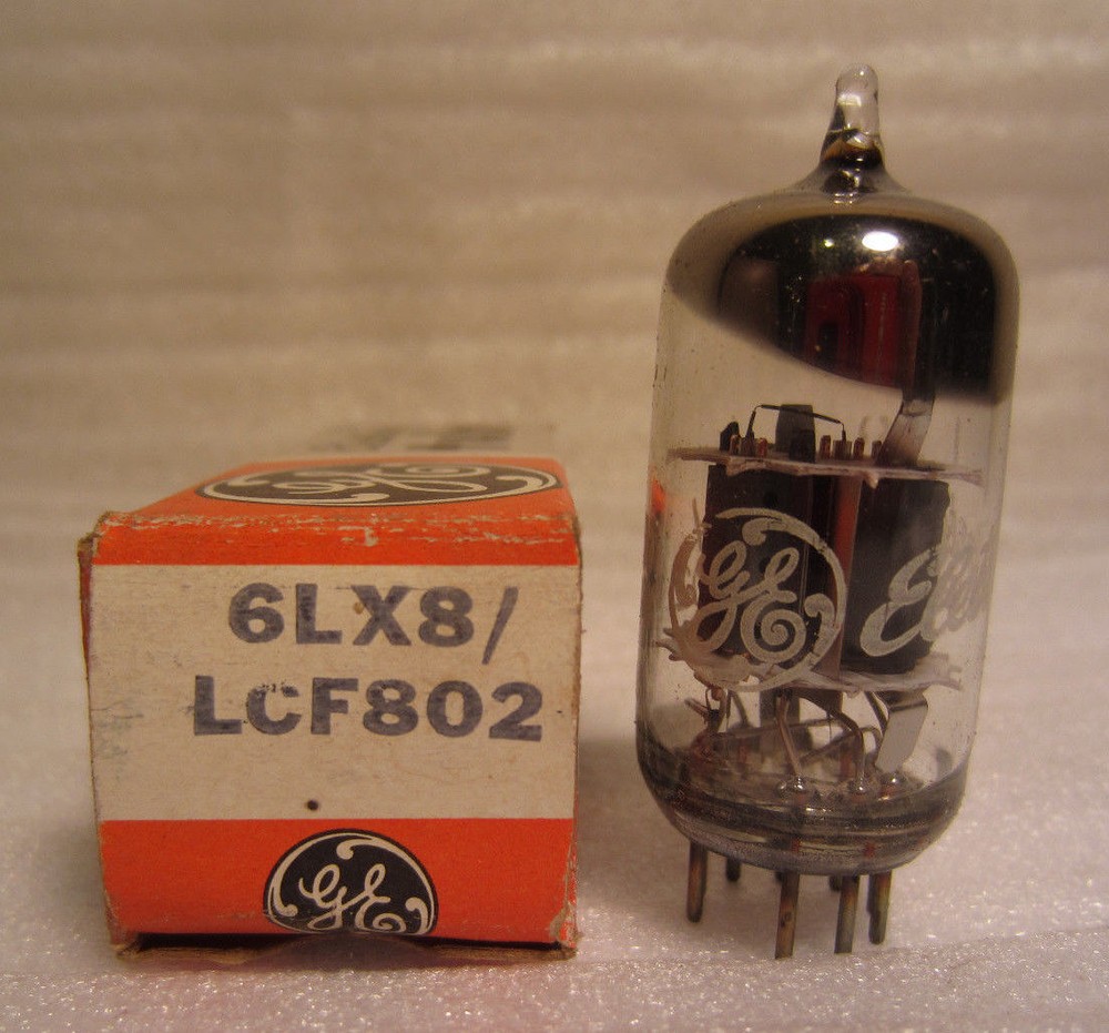 GE General Electric 6LX8 LCF802 Electronic Vacuum Tube In Box NOS