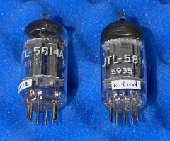 Two Tung Sol 5814A Tubes / 1959 / NOS IN BOX / Amplitrex Tested 💪 /12AU7 ECC82