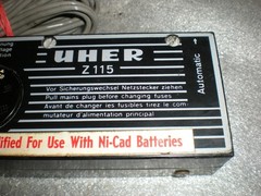 UNTESTED Vintage UHER Z115 Reel to Reel Power Supply
