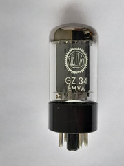 GZ34 rectifier tube audio VALVO / MULLARD ( AMPEREX ) – xf2 / oo – GZ 34 – 1964