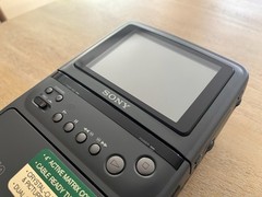 Sony GV-200 Video Walkman Video8 TV Recorder NTSC Untested For Parts Repair-READ