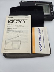 SONY ICF-7700 RADIO 15 BANDS FM/LW/MW/SW PLL SYNTHESIZED RECEIVER Tested READ