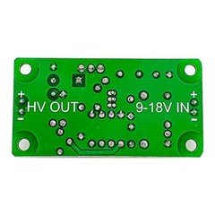 High Voltage DC-DC Boost Power Supply Converter Module for Vintage Vacuum Green