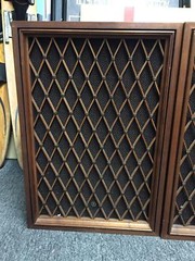 Pioneer Model CS-55 Vintage Standing Wood Grain Speakers