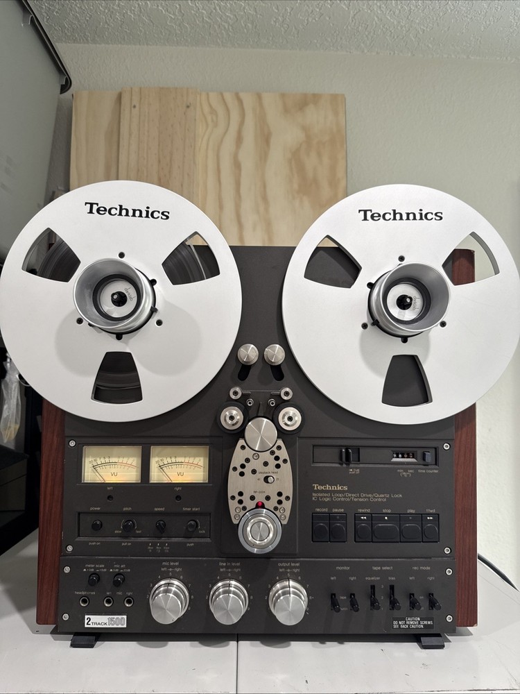 Technics RS-1500U Reel to Reel Tape Deck Great Condition Working