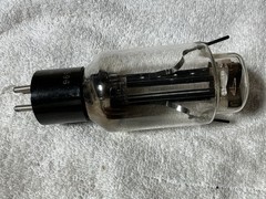 1956 UNITED USAF-596 RECTIFIER TUBE NOS BLACK PLATE 5U4G WE 274B 5U4 5AR4 GZ34