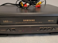 Samsung VR8419C VHS HiFi Stereo VCR 4 head -tested Working W/Remote Amazing Cond