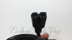 Roberts Power Cord for Vtg Reel to Reel Tape Recorder 2-Round Prong 5/16″ Spaced