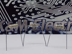 3x Ohmite 995-3A 500Ohm 3W Ceramic Wirewound Resistors NOS