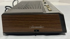 General Electric GE 7-4646A Digital AM/FM Radio Alarm Clock Wood Grain