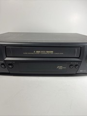 Emerson EV598 VCR Video Cassette Recorder Player Vintage No Remote Works Tested