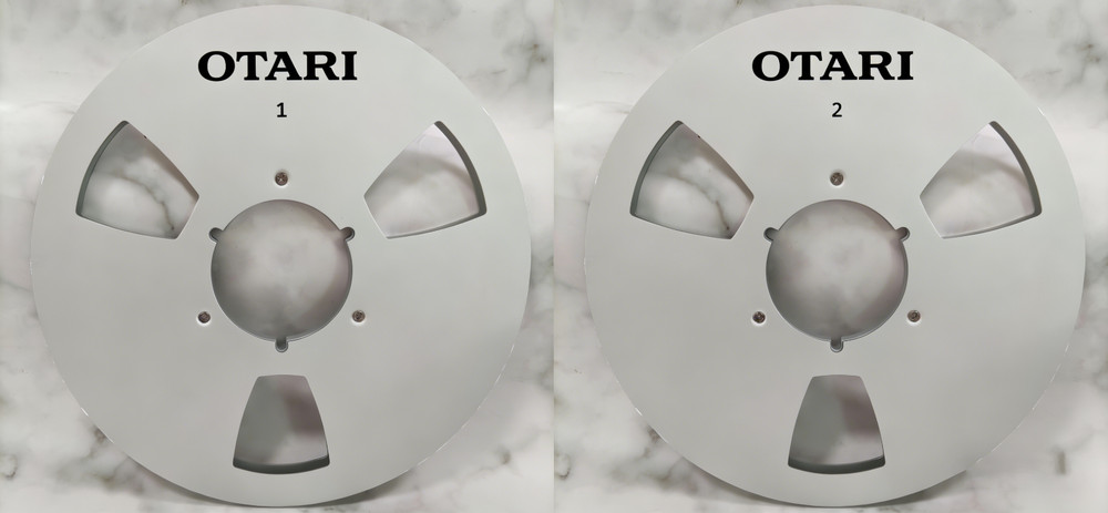 One Pair 10.5” silver OTARI Tape reel High Quality Aluminum Take Up Reel