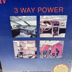 Vintage Rhapsody Model TV– 647 Rechargeable Portable 7 Inch