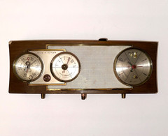 RCA Victor 1-TC-41 Transistor Barometer Clock Radio (1956) Rare Unit w/ Labels